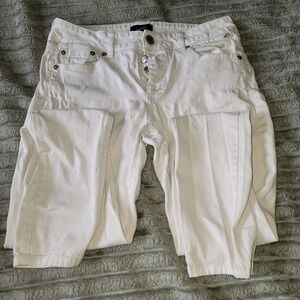 Rue 21 woman's Size 3/4R Premier Denim jeans Blue ‎ Freedom Flex Button Closure